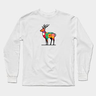 Deer Color Palette Long Sleeve T-Shirt